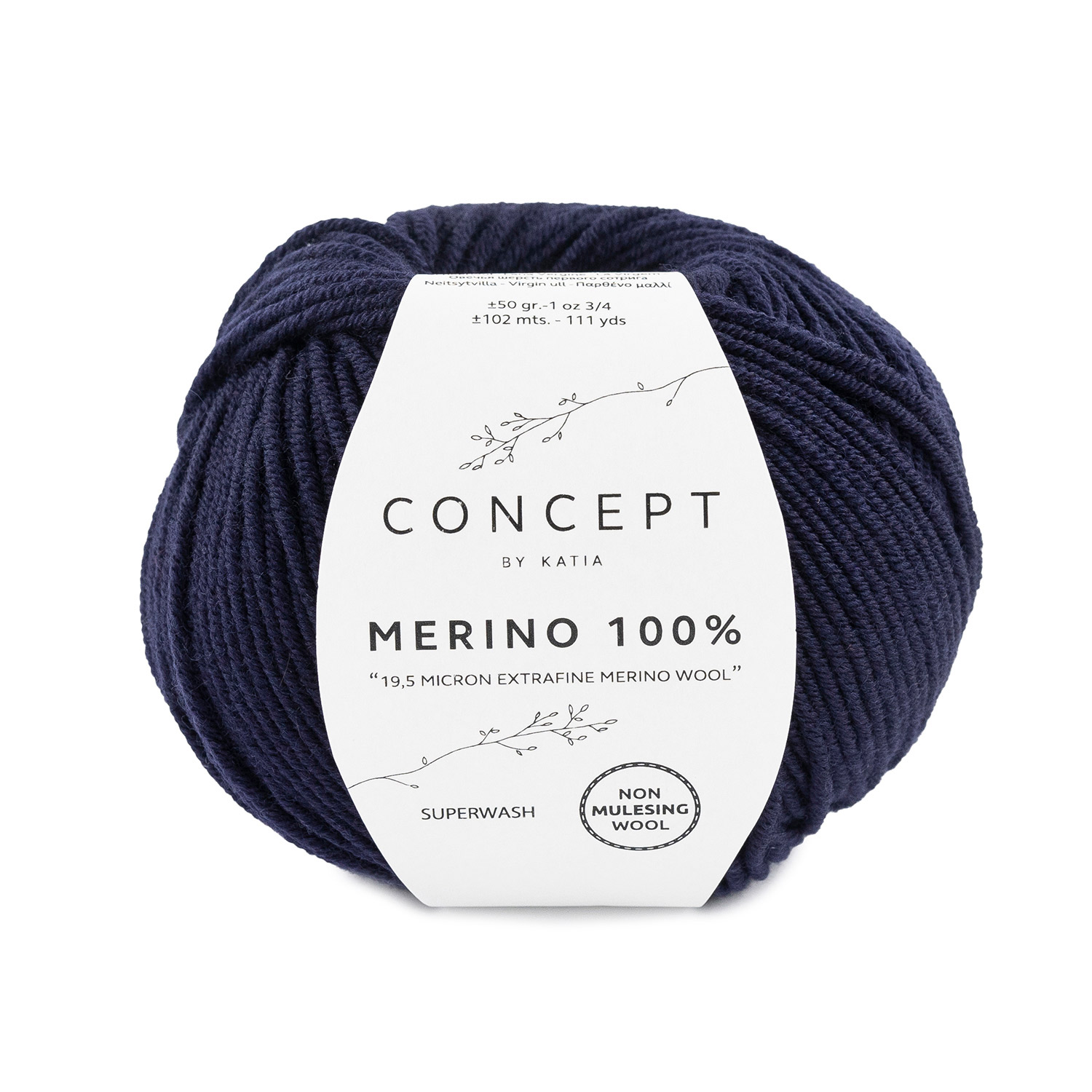Katia Merino 100% Donker Blauw 005
