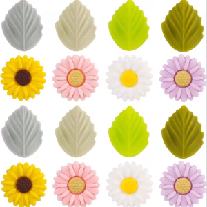 Breinaald stoppers in vrolijke vormen – blad bloem